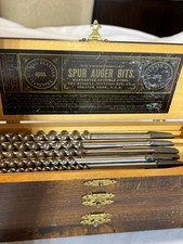 Rare Mint Vintage Russell Jennings 13-Piece Auger Bit Set w Original Box & Wraps picture