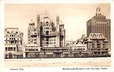 J55/ Atlantic City New Jersey RPPC Postcard c10 Marlborough-Blenheim Hotel 7 picture