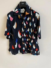 Gallery Dept. Q:2 / Half Sleeve Button up Shirt in Black Color BNWT Small picture