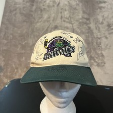 Vintage Jacksonville Lizard Kings Hat Snap Back Mens One Size Autographed 98/99 picture