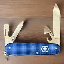 New Victorinox Cadet Blue Alox 84mm Aluminum Swiss Army Knife (Not 2015 or 2020) picture