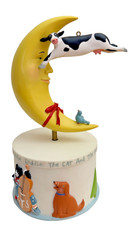 Storybook Musicbox Collection Hey Diddle Plays Mozart's Lullaby Cow Moon Nursery picture