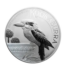 Australia 2022-P 1 Kilo (32.15 Troy oz) Silver Kookaburra $30 coin picture