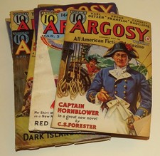 1938 Argosy pulp magazines collection (7 issues) low to mid grade picture