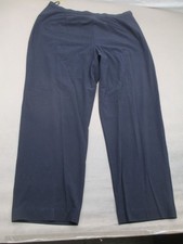 NWT Dialogue Size 22 Womens Blue Straight Stretch Casual Comfy City Pants 164 picture