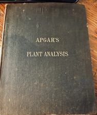 Rare 1874 Antique Apgar's Plant Analysis Adapted To Grays Botanies 26 Pgs Book picture