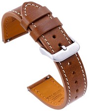 Italian Buttero Leather Watch Band - Whiskey - 18mm, 20mm or 22mm picture