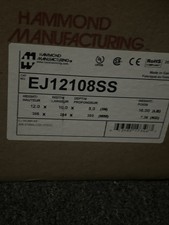 BRAND NEW HAMMOND ENCLOSURE 12” H X 10” W X 8” D 4x NEMA STAINLESS STEEL picture