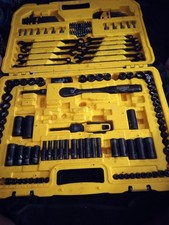 DEWALT 184-Pc. Black Chrome Mechanics Tool Set DWMT45184 InComplete Case *READ* picture