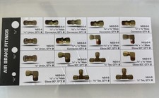 32 Pcs Brass DOT Air Brake Line Compression Fittings Assortment Kit picture