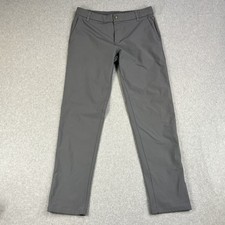 Lululemon ABC Pants Mens 34x32.5 Gray Stretch Active Zip Pockets EUC picture