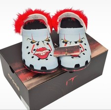 Crocs x IT Chapter 2 Pennywise Classic Clog Mens Size 12 Shoes 212351-90H NEW picture