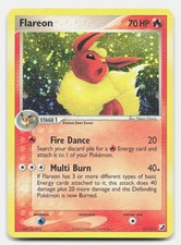 Flareon 5/115 Holo Rare Unseen Forces Pokemon LP+ SURFACE SCRATCH picture