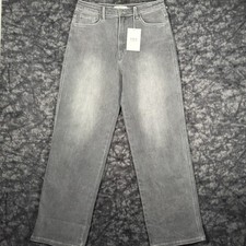 VICI Los Angeles Straight Leg Gray Denim Jeans Womens 31 VC6513GRY picture