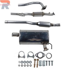 For 08-09 Outlander 2.4L AWD Cat Converter Resonator Muffler Exhaust Kit picture