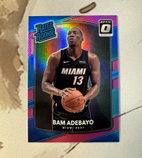 2017-18 Panini Donruss Optic - Rated Rookie Bam Adebayo Heat #187 Pink /25 picture