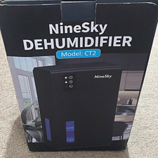 NineSky CT2 Compact Dehumidifier 85W 1000mL/Day 950oz Black Timer picture