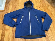 Marmot Lightweight Nylon Paclite Shell Gore-Tex Jacket Medium WORN PEELING READ picture