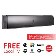 GE UltraPro Bar HD 400 Indoor Amplified TV Antenna 32763 Black | 60+ Mile Range picture