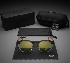 Oakley HSTN Sunglasses Dark Amber Frame Prizm Brown picture