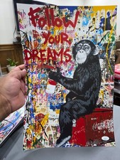 MR BRAINWASH MUSEUM SIGNED  ART PRINT RARE Banksy coa jsa picture
