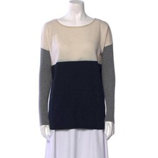 Vince Women's Tan and Black Jumper picture