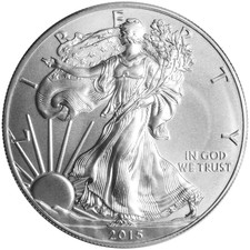 2015 $1 American Silver Eagle 1 oz Brilliant Uncirculated picture