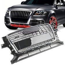 Grille W/Chrome Front Bumper Grill Fit For 2009 2010 2011 2012 Audi Q5 New US picture