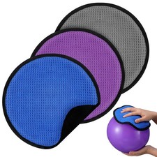 HunnmingRe 3 Pcs Bowling Shammy Towel Microfiber Suede, Blue, Purple, Gray picture