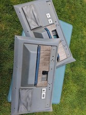 OEM Chevy GMC Squarebody Power Door Panels Gray Pair  1981-1987 picture