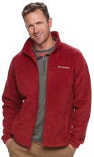 Men's Columbia Steens Mountain Fleece In Red Full Zip Jacket Size Medium NWT picture