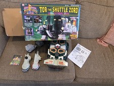 Vintage 1994 Power Rangers Tor the Shuttlezord Bandai w/Box manual not working picture