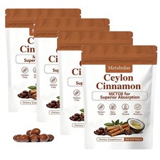 5/3PC Metabolae Cinnamon Ceylon Capsules 300 Softgels Supports Metabolic Balance picture