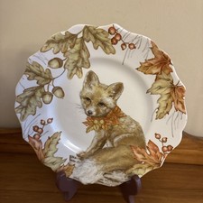 Pier 1 Daisy the Fox Porcelain Salad Dessert/Plate Ceramic  picture