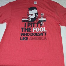 Mr. T Red T-Shirt I Pitty The Fool Who ... Multiple Sizes Available NWT  [LF12] picture