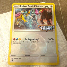 Pokemon TCG Raikou Entei & Suicune Promo Holo 2018 500 HP Basic Eng picture