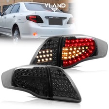 VLAND Smoked LED Tail lights For 2008-2011 Toyota Corolla Rear Brake Lamps Pair picture