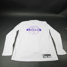 Los Angeles Lakers Nike NBA Authentics Dri-Fit Long Sleeve Shirt Multiple Sizes picture
