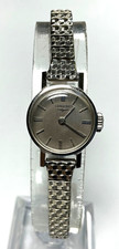 Longines Vintage 1960’s Watch Swiss Silver Original Band Manual Wind Works Well picture