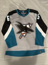 Erik Karlsson San Jose Sharks Reverse Retro 1.0 Jersey Adidas Size 50 WORN ONCE picture