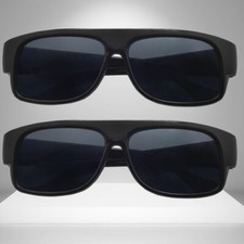 EAZY-E SUNGLASSES SUPER DARK LENS BLACK FRAME OG GANGSTER CHOLO STYLE SUNGLASS  picture