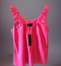 Dolce Cabo Freida Faux Leather Tank Top Hot Pink SZ Small NWT picture