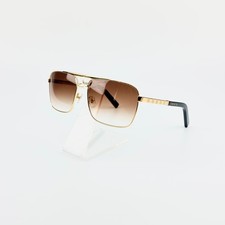 Louis Vuitton Z0259U Attitude Aviator Sunglasses Gold Brown Gradient New w/ Box picture