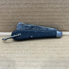 Vintage Camillus USCG USA Coast Guard Folding Sailor Rope Pocket Knife New York picture