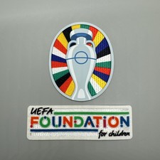 2024 UEFA Euro Jersey Sleeve Player Size Badge Patch iron print on picture