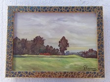 Paul Cezanne, Painting Oil On Canvas , signed stamped vintage. picture