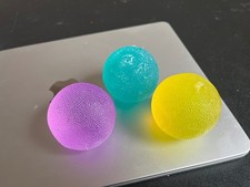 3Pcs Hand Squeeze Balls Combo Kit Hand Therapy Exerciser Yoga Balls picture