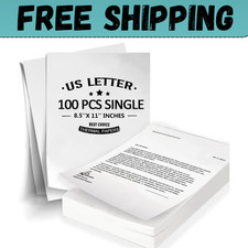 100 Sheets Thermal Printer Paper 8.5 X 11 Inch US Letter Size Thermal Paper picture