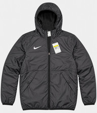 Nike Mens Black Hooded Full Zip Woven Jacket Size S FB7659-010 picture
