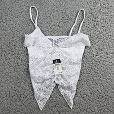 Rue 21 Babydoll Crop Top Bralette Crochet Lace Women's Size XXS Corset picture